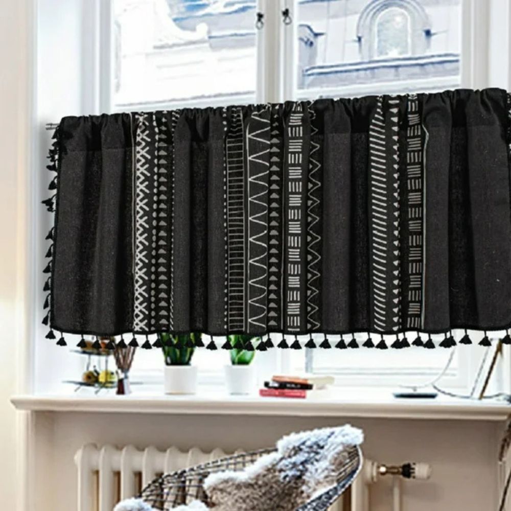Bohemian Patterned Beaded Door Curtain