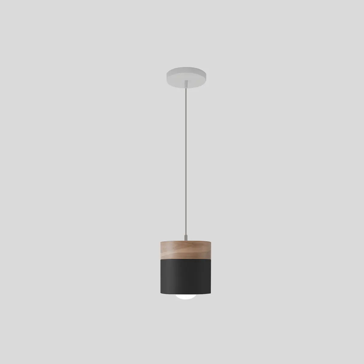 Rustic Wooden Hanging Pendant Light