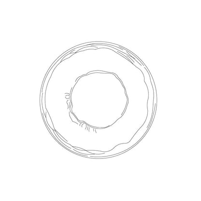 Simple Circular Glass Wall Lamp