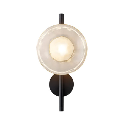 Simple Circular Glass Wall Lamp