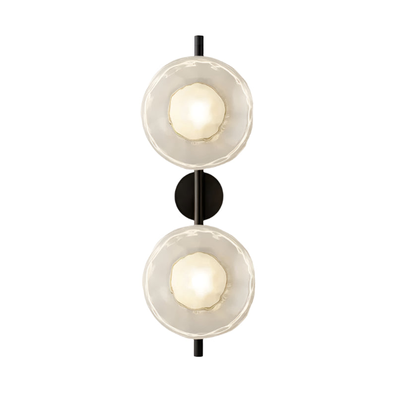 Simple Circular Glass Wall Lamp