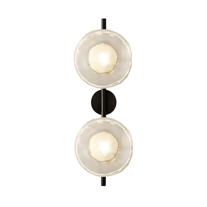 Simple Circular Glass Wall Lamp
