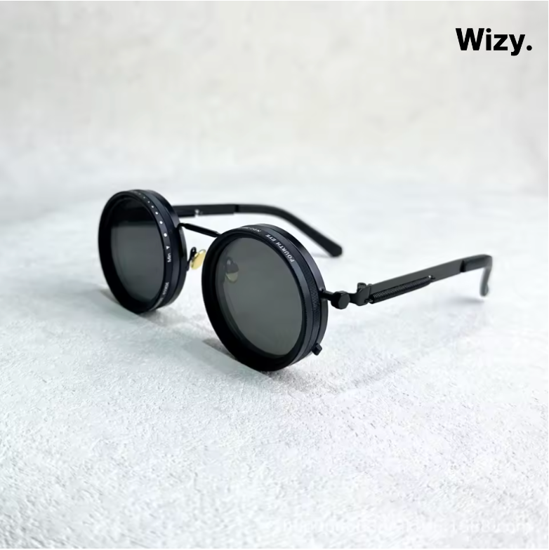Trendy Black Lens Sunglasses with UV Protection