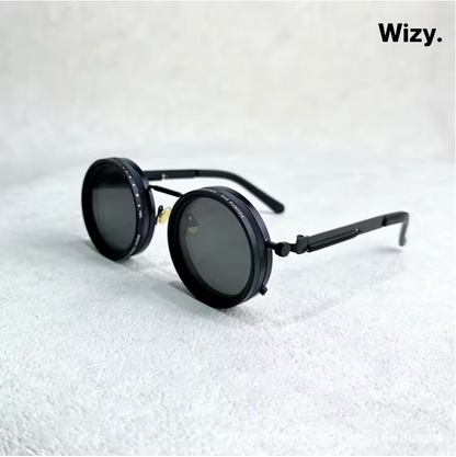 Trendy Black Lens Sunglasses with UV Protection