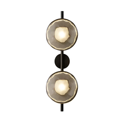 Simple Circular Glass Wall Lamp