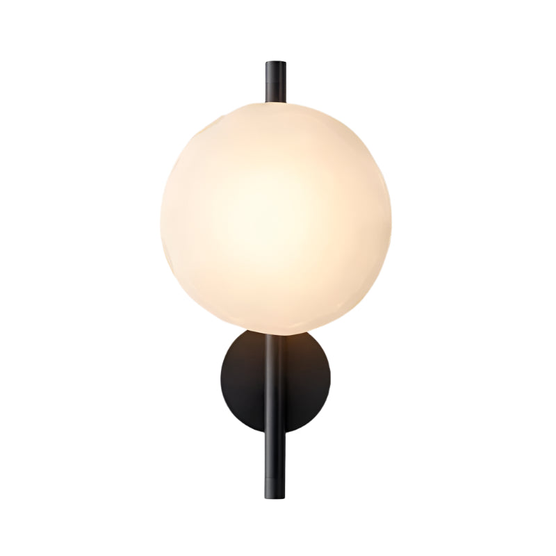 Simple Circular Glass Wall Lamp