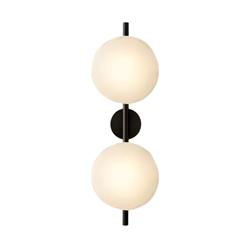 Simple Circular Glass Wall Lamp