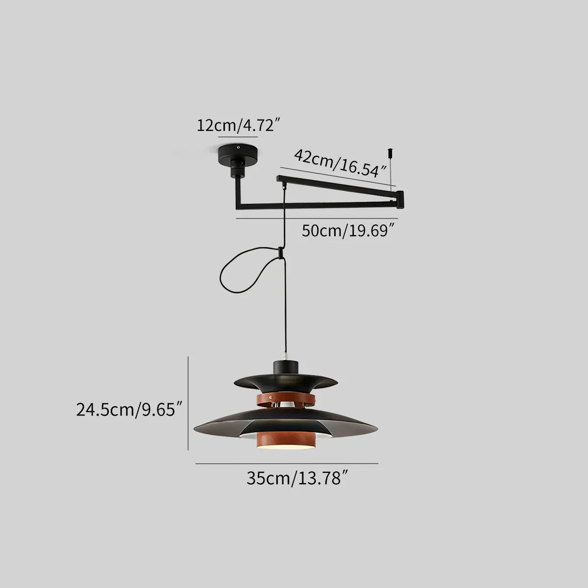 Stylish UFO Hanging Light for Kitchen Dining