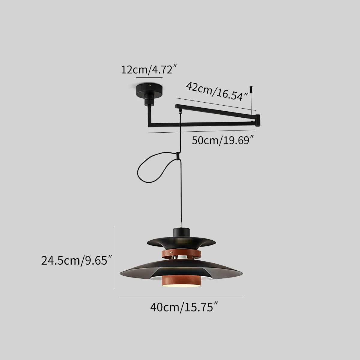 Stylish UFO Hanging Light for Kitchen Dining