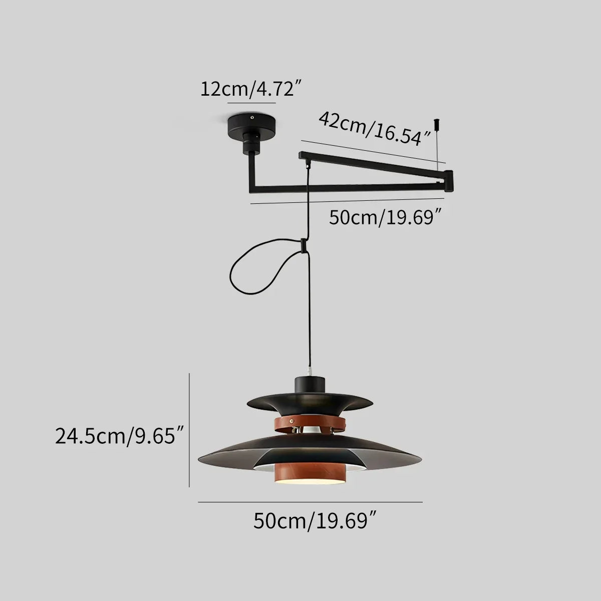Stylish UFO Hanging Light for Kitchen Dining