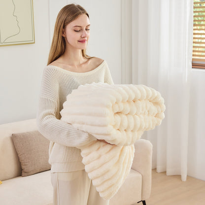 Cozy Fuzzy Throw Blanket Buy One Get One Free