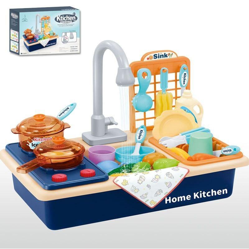 Fun Play Kitchen Set with Water Play and Accessories