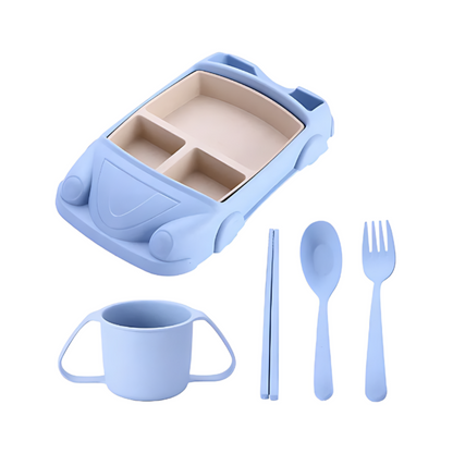 Colorful Children's Dinner Plate Set