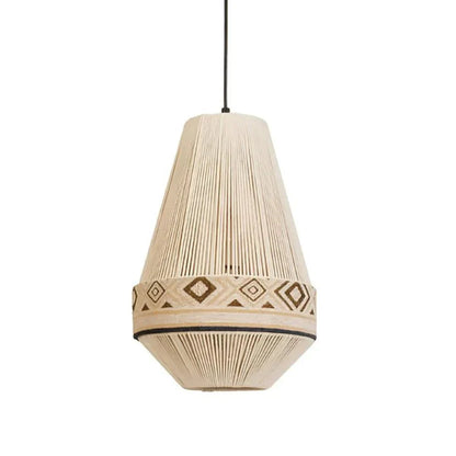 Unique Global Chic Pendant Light With Tassel Detail