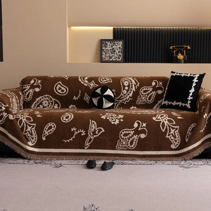 Vintage Floral Couch Slipcover