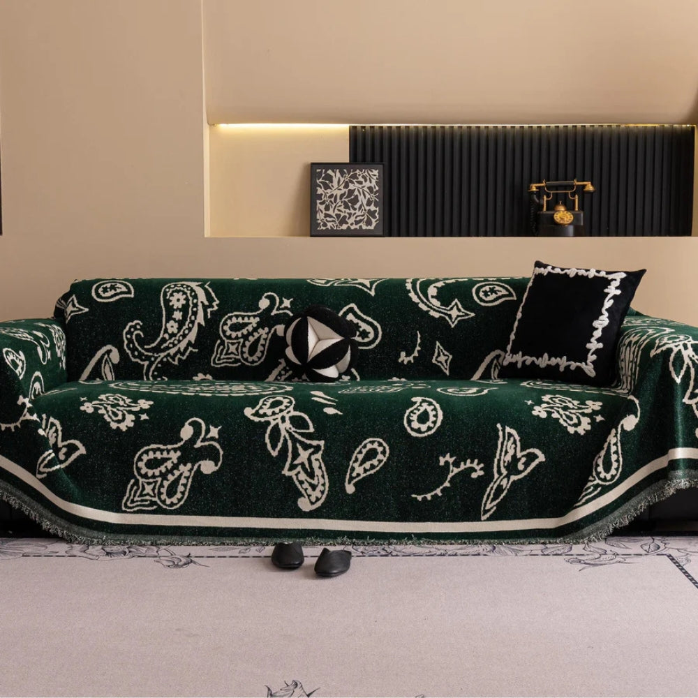 Vintage Floral Couch Slipcover - Luxicro
