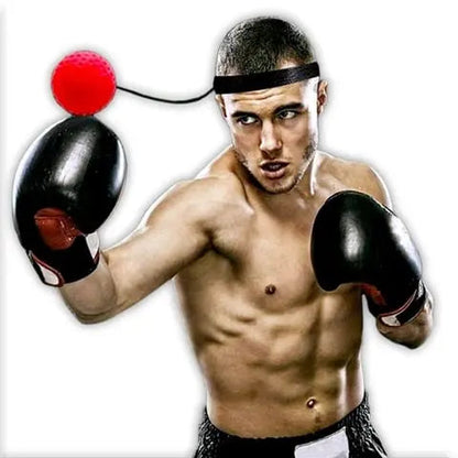 Fast Reaction Ball with Elastic Headband