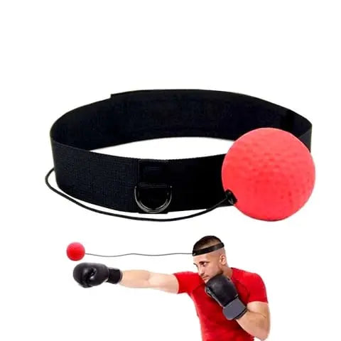 Fast Reaction Ball with Elastic Headband