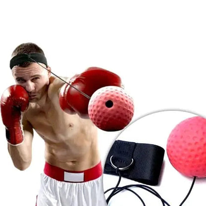 Fast Reaction Ball with Elastic Headband