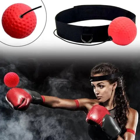 Fast Reaction Ball with Elastic Headband