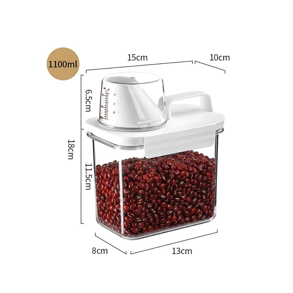 Transparent Kitchen Pantry Storage Container