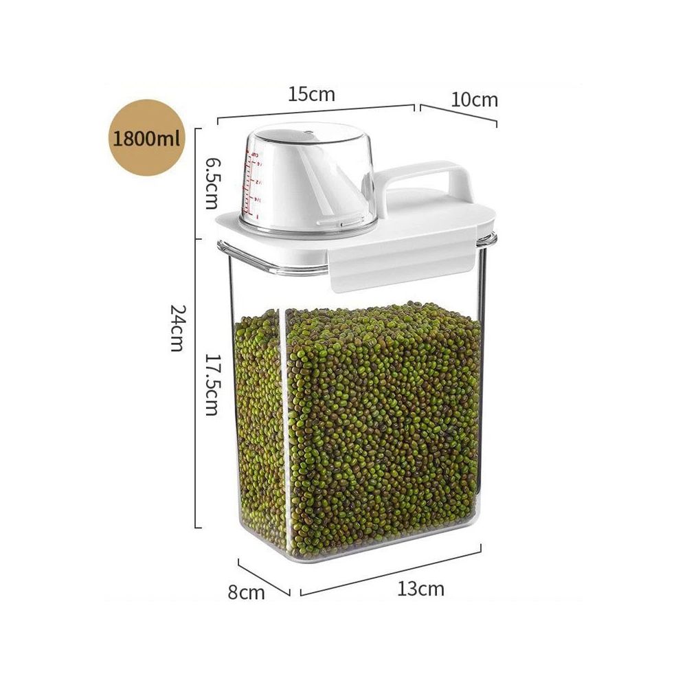Transparent Kitchen Pantry Storage Container