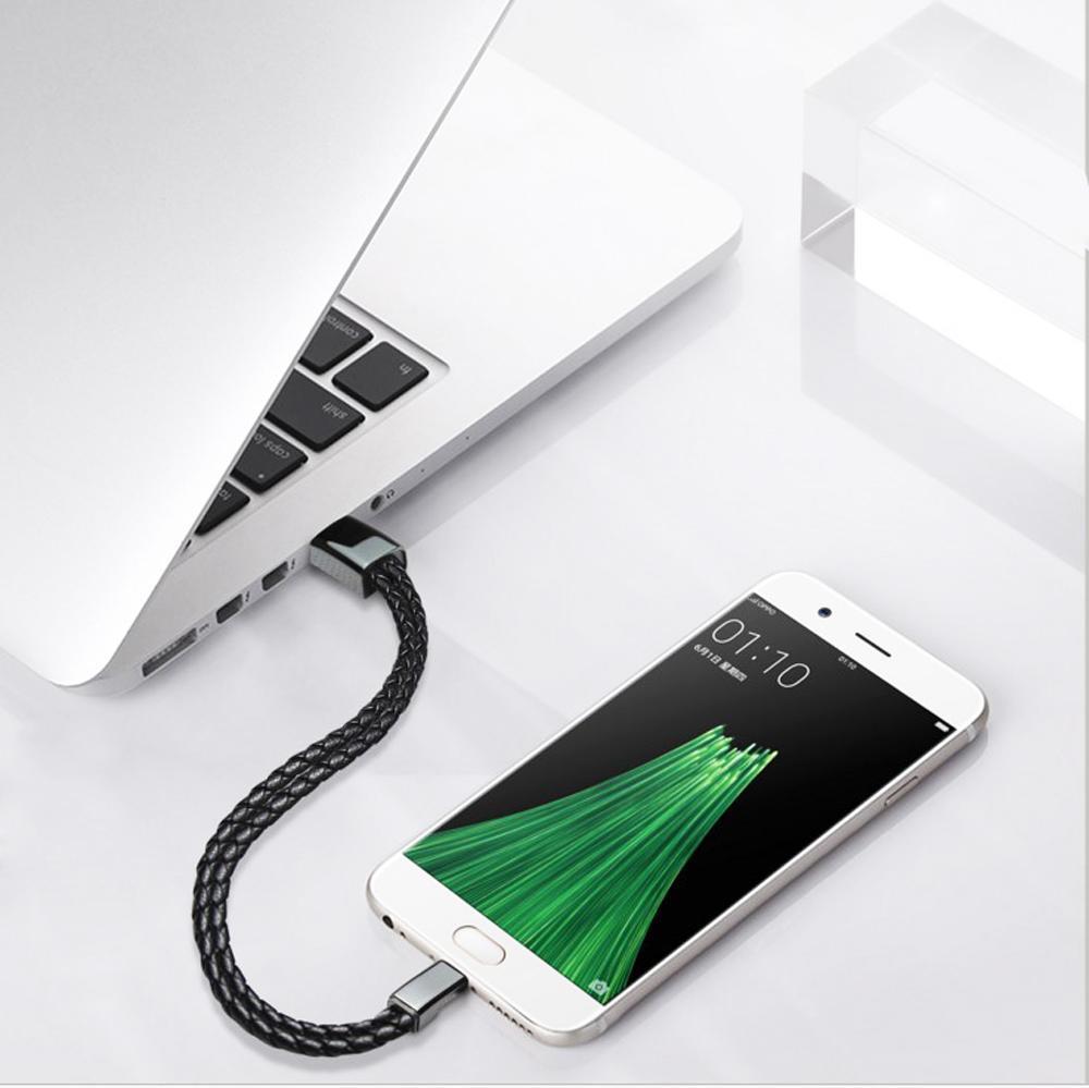 High Quality Leather Phone Charger Cable