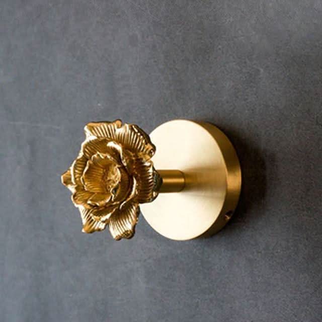 Luxury Metal Animal Coat Hook Rack Gold Finish