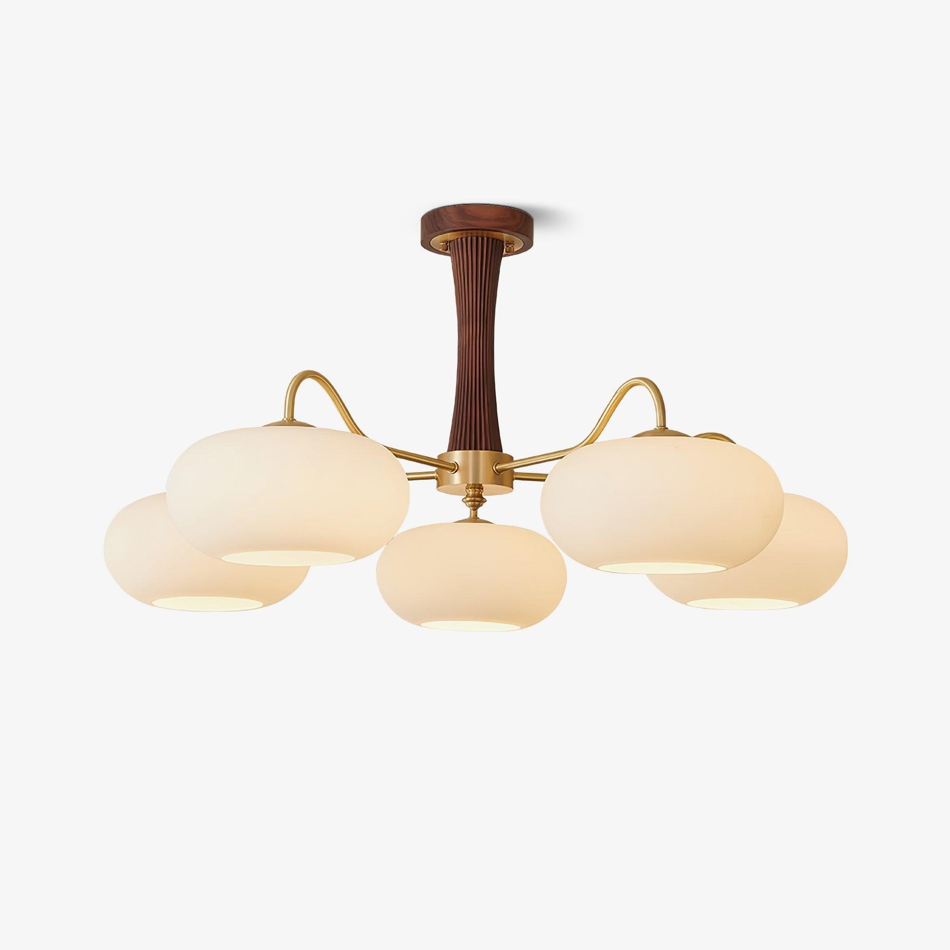 Vintage Glass Pendant Light Fixture - Luxicro