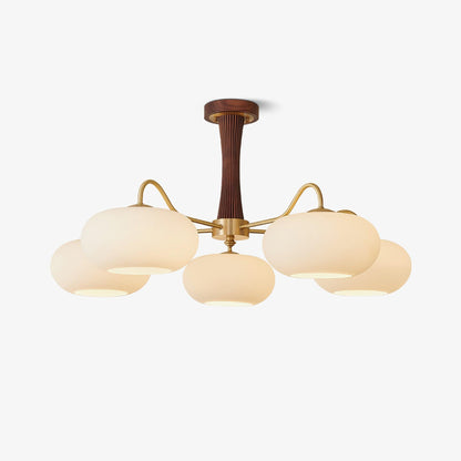 Vintage Glass Pendant Light Fixture - Luxicro