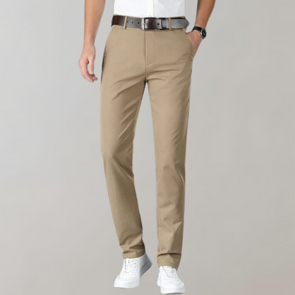Comfortable Men's Beige Casual Pants