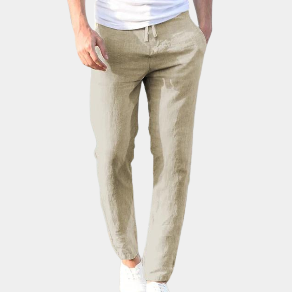 Lightweight Linen Mens Casual Pants