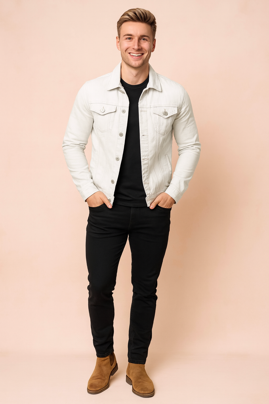 Warm Men's Down Puffer Jacket Casual Fit - Luxicro