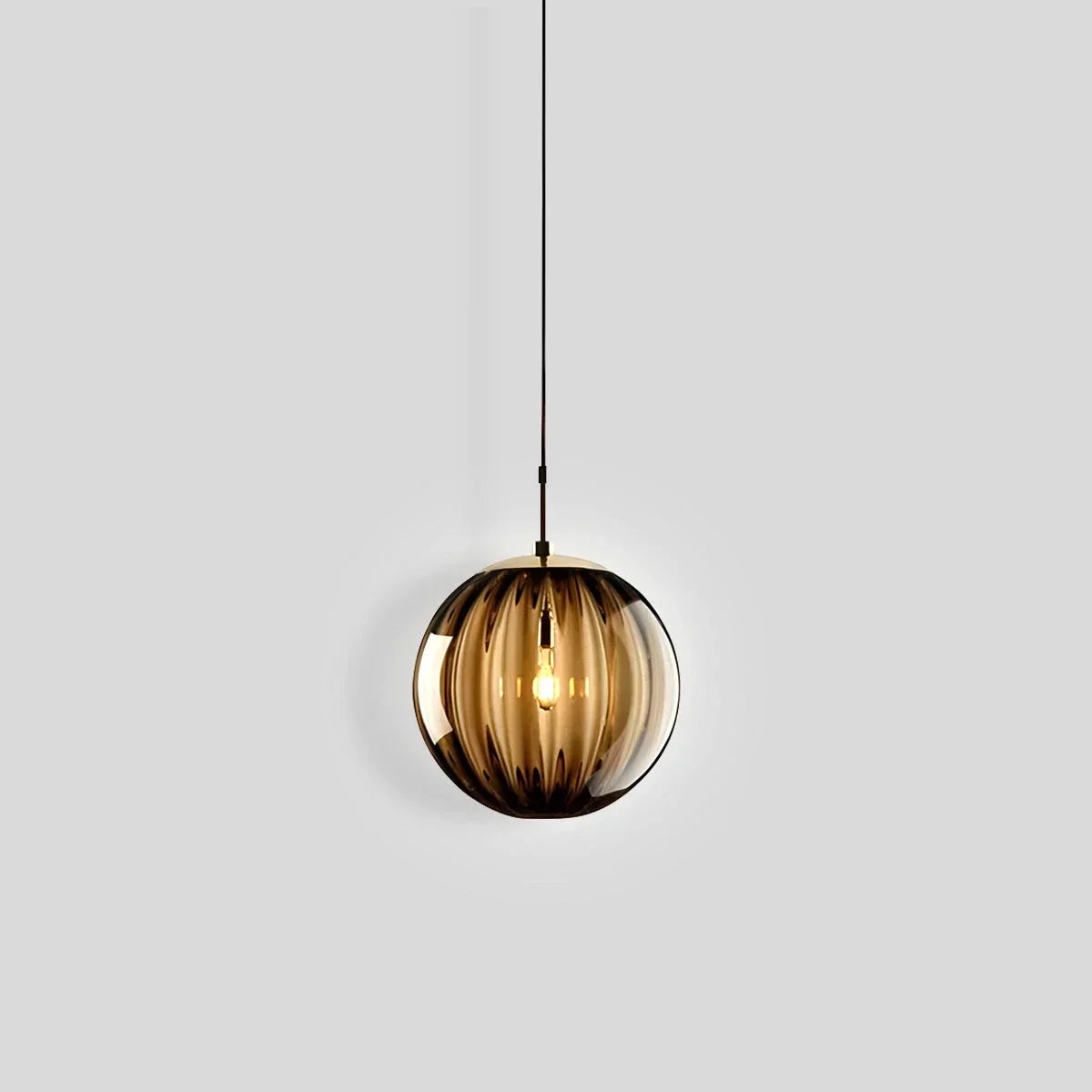 Stylish Aqua Blue Glass Globe Pendant Lighting