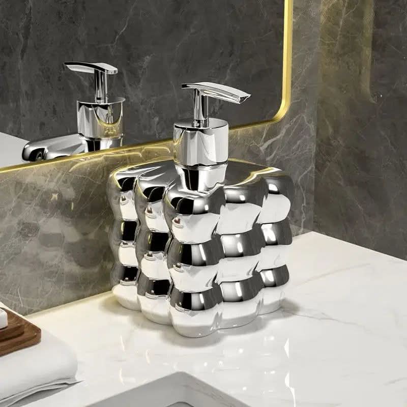 Decorative Ceramic Soap Dispenser for Bath and Kitchen