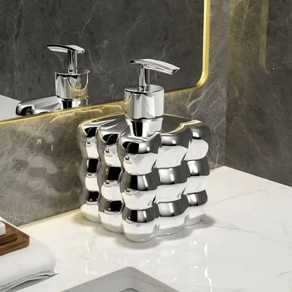 Decorative Ceramic Soap Dispenser for Bath and Kitchen