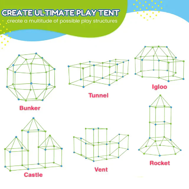 Fun Kids Playhouse Building Set