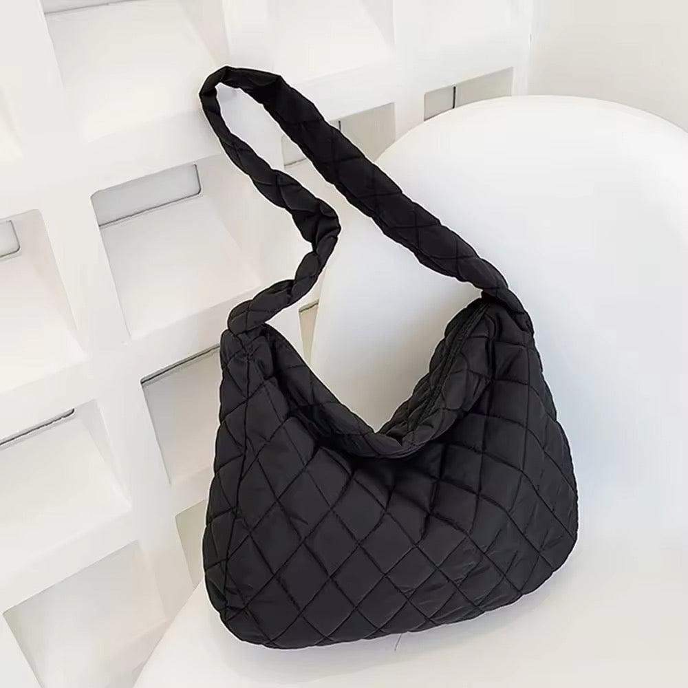 Spacious Cushioned Cross Body Shoulder Bag