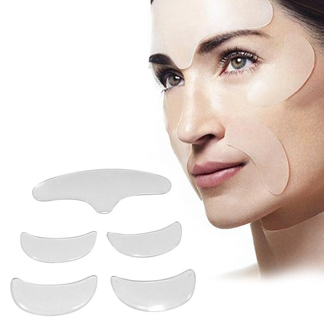 Wrinkle Reducing Silicone Face And Body Patches Set - Luxicro