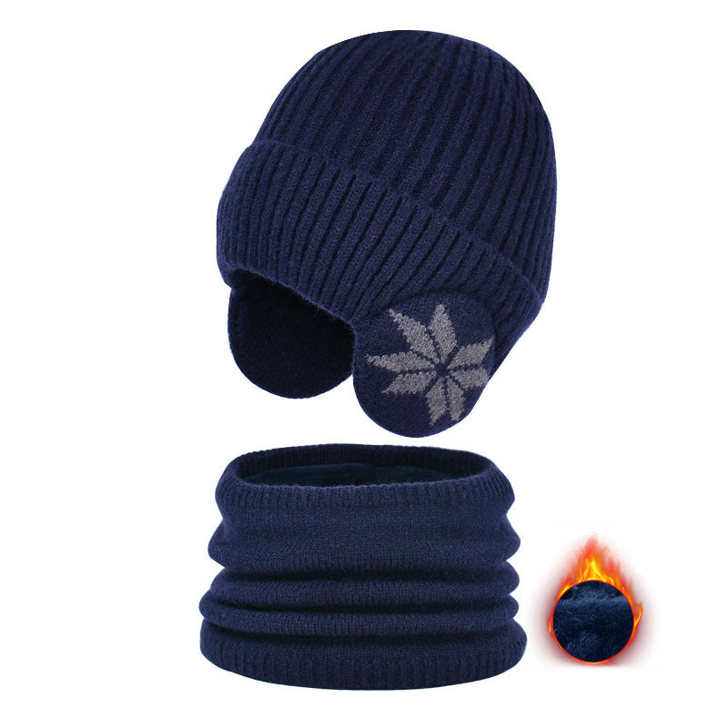 Cozy Childrens Winter Hat and Scarf Set