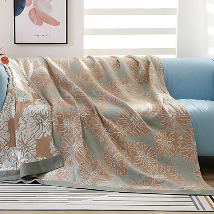 Floral Soft Cozy Throw Blanket