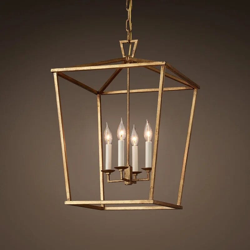 Vintage Metal Lantern Pendant Lighting for Dining Areas