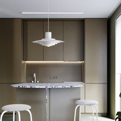 Sleek Metal Hanging Light Fixture
