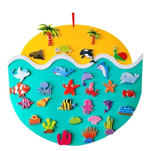 Fun Educational Felt Play Mat for Children