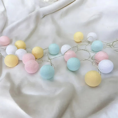Soft Ivory Fairy Light String Decoration