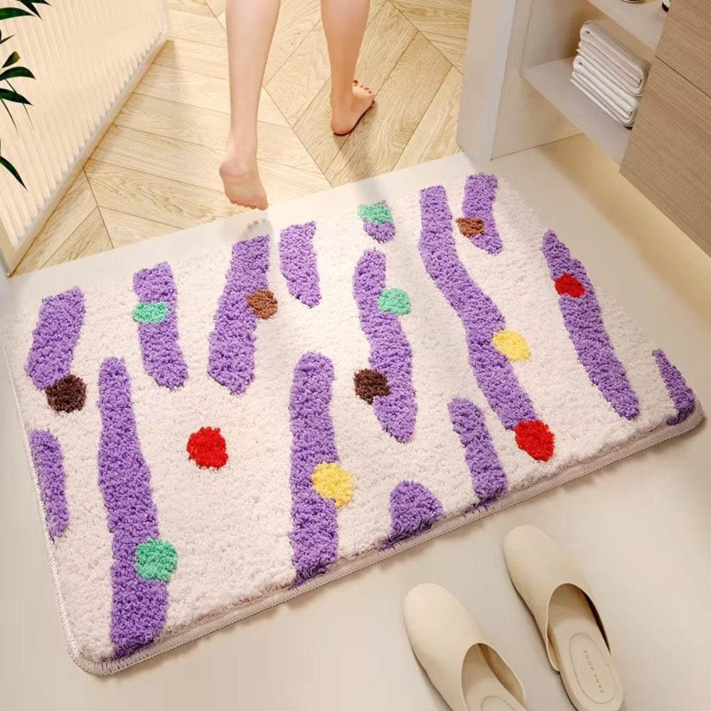 Bright Fun Rainbow Bath Mat