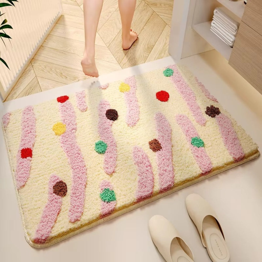 Bright Fun Rainbow Bath Mat