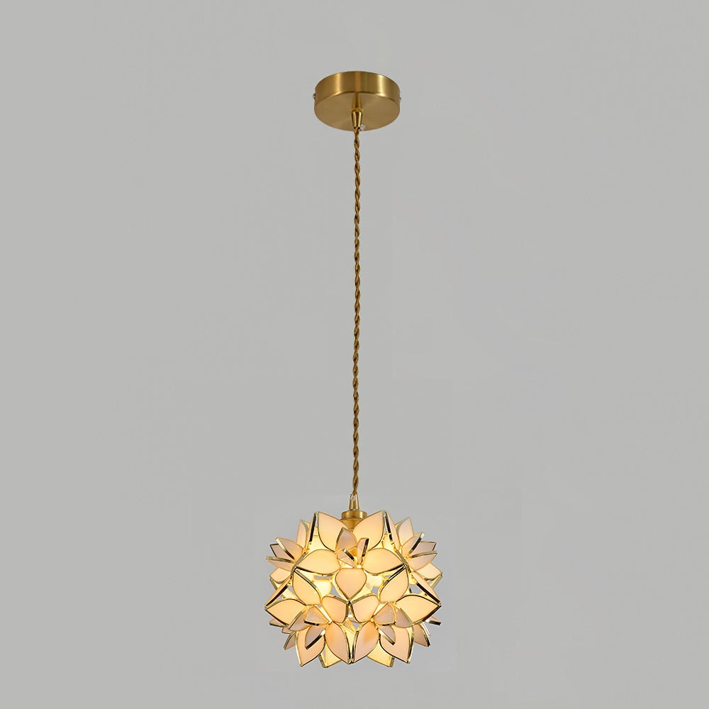 Rustic Wooden Pendant Light