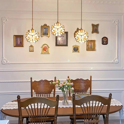 Rustic Wooden Pendant Light