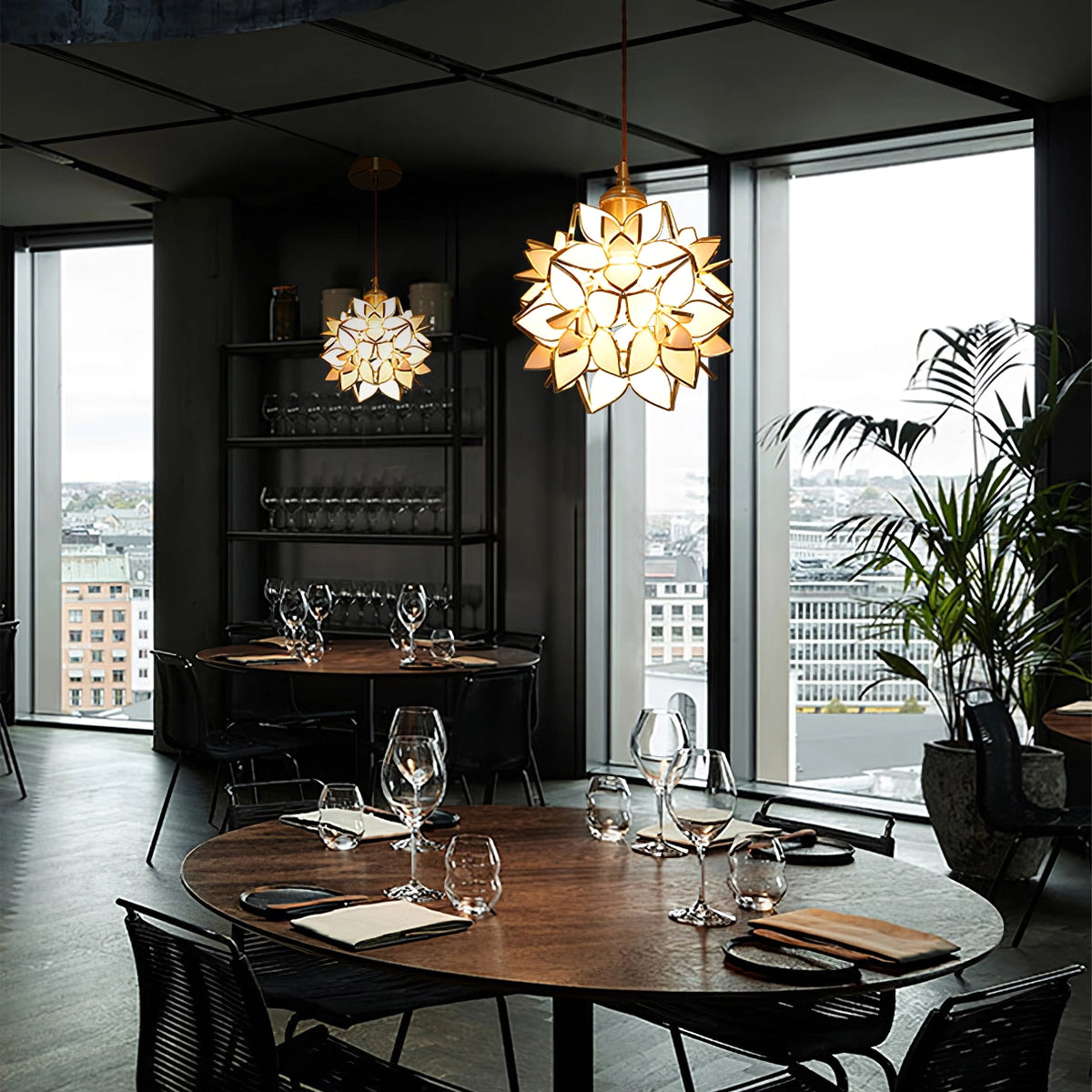 Beautiful Glass Drop Ceiling Pendant Light - Luxicro